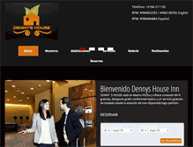 Tablet Screenshot of dennyshouseinn.com